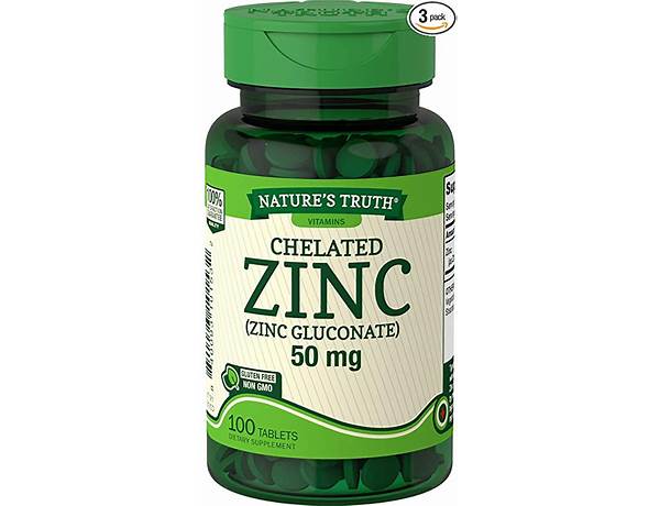Chelated zinc 50mg ingredients