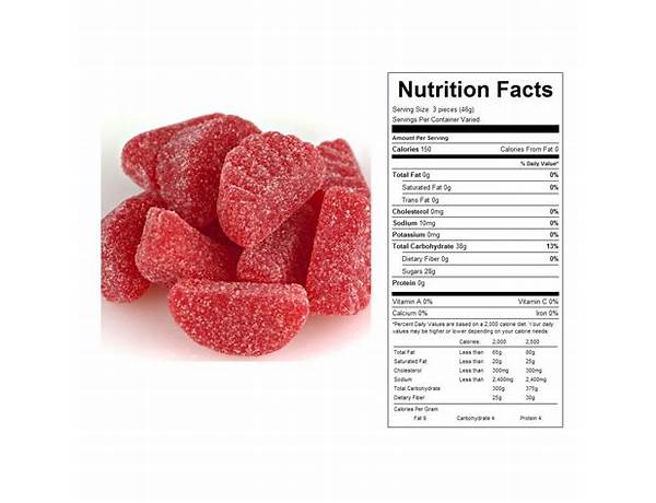 Cherry slices food facts