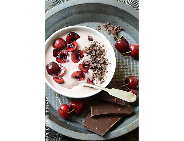 Cherry with chocolate yogurt food facts
