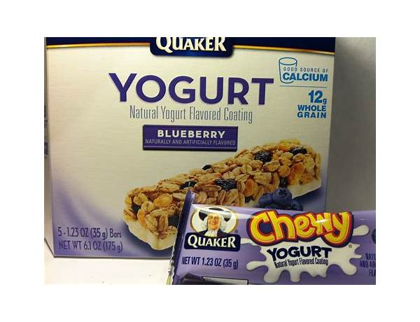 Chewy yogurt blueberry ingredients