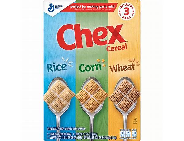 Chex cereal 3 pack food facts