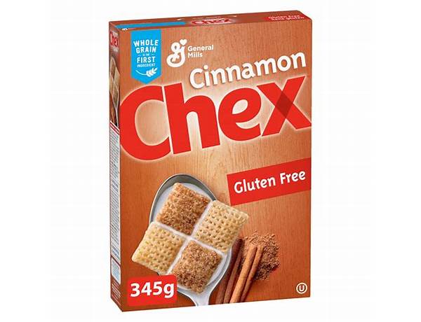 Chex cinnamon gluten free food facts