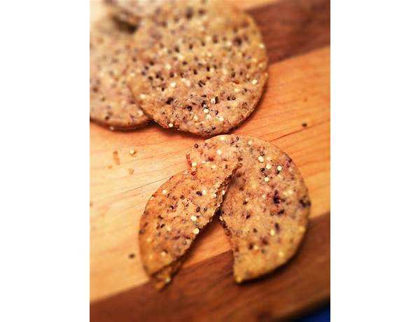 Chia and quinoa crackers ingredients