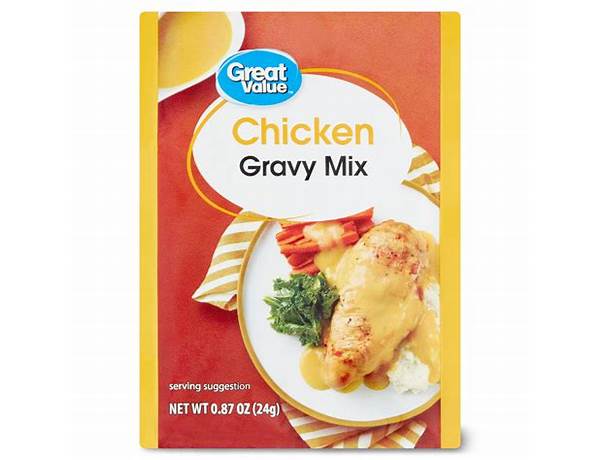 Chicken and gravy mix food facts