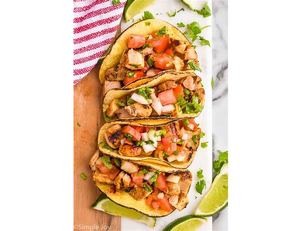 Chicken atreet tacos food facts