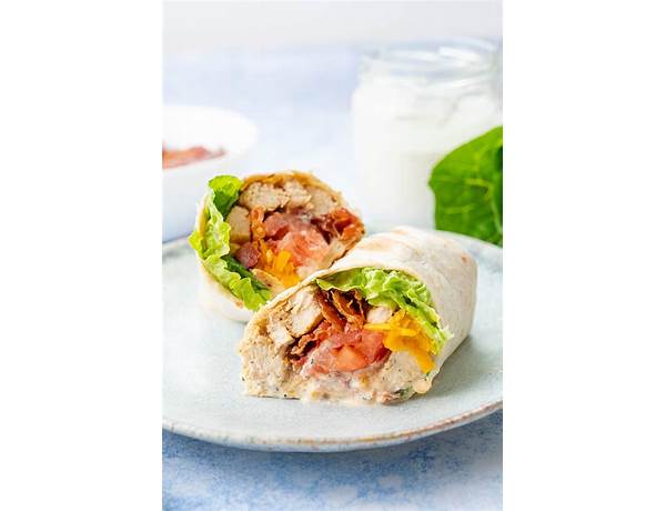 Chicken bacon ranch wrap food facts