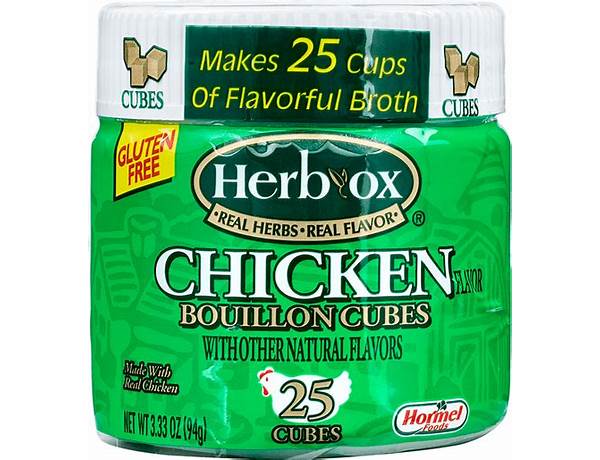 Chicken bouillon cubes food facts