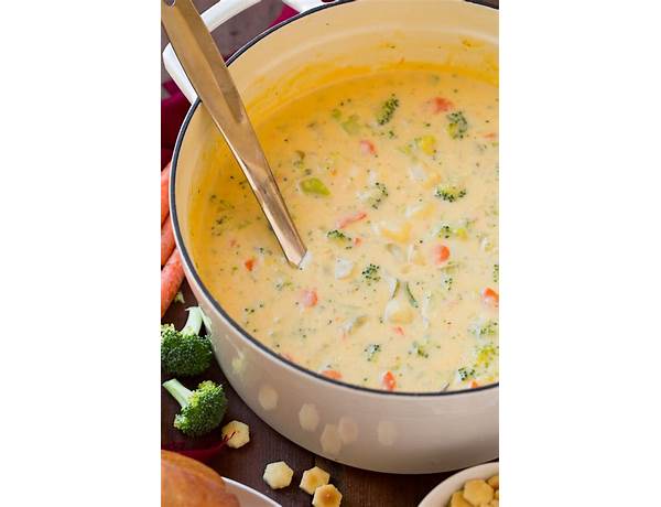 Chicken broccoli cheese with potato soup food facts