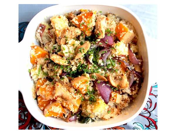 Chicken giant couscous roasted veg salad food facts