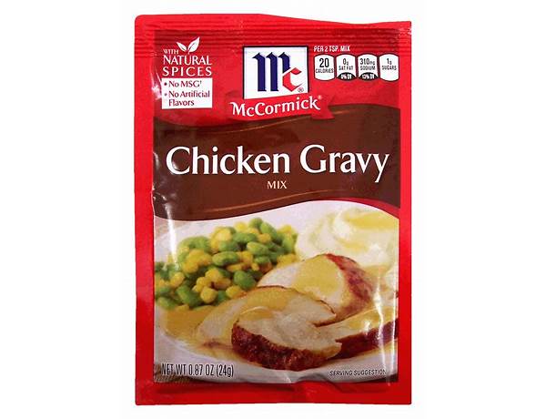 Chicken gravy mix food facts