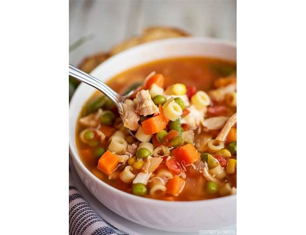 Chicken minestrone food facts