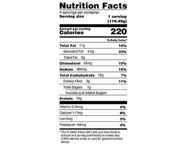 Chicken quesadilla nutrition facts