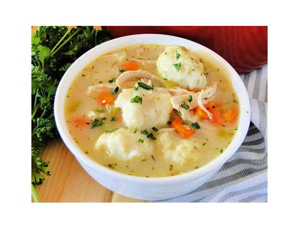 Chicken soup with dumplings food facts