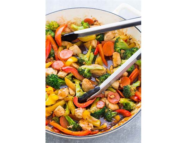 Chicken stir fry food facts