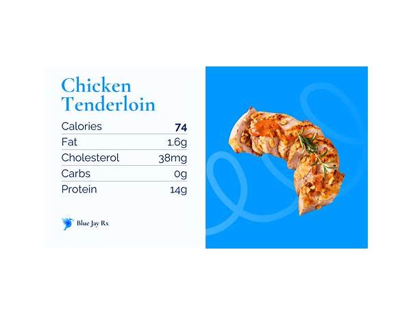 Chicken tenderloin's food facts