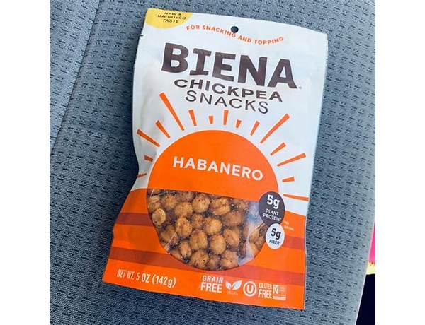 Chickpea snacks habanero ingredients