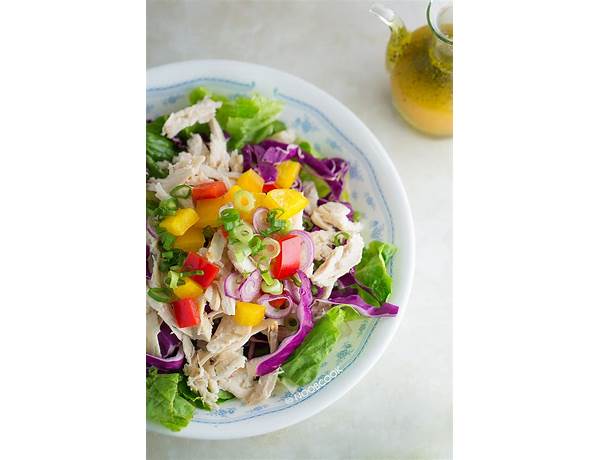 Chickrn salad made with rotisserie chicken ingredients