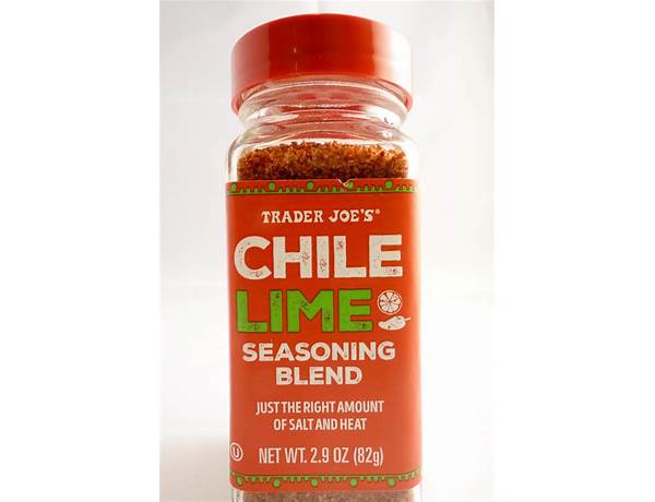 Chili and lime powder seasoning nutrition facts