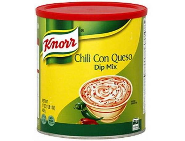 Chili con queso dip mix food facts