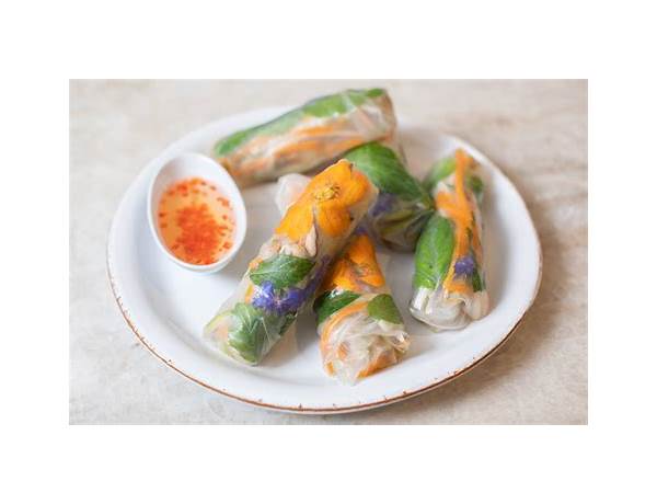 Chilli sauce spring roll food facts