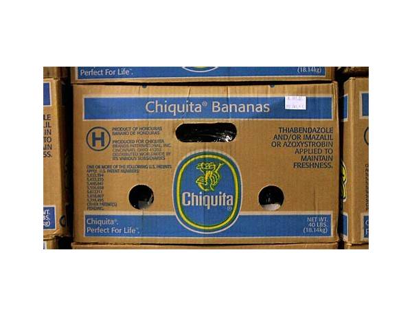 Chiquita banana ingredients