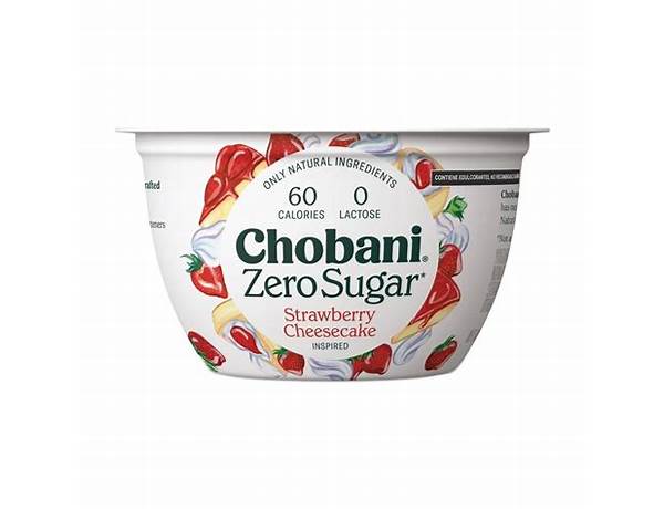 Chobani zero sugar strawberry cheesecake shake ingredients