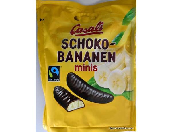Choco bananas minis food facts