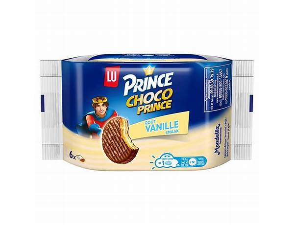 Choco prince goût vanille food facts