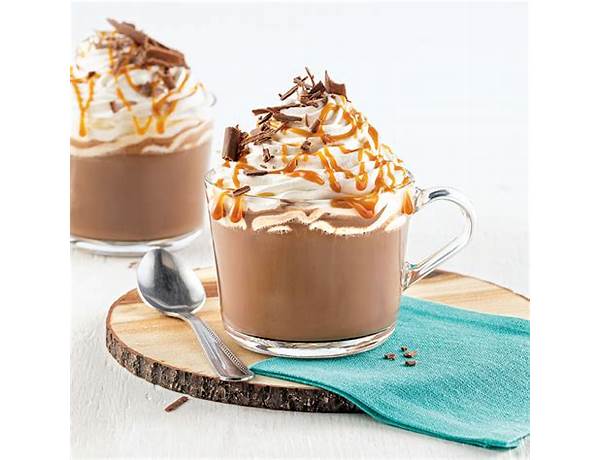 Chocolat chaud caramel salé food facts