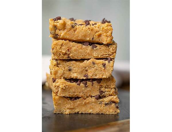 Chocolate chip cookie dough bar ingredients