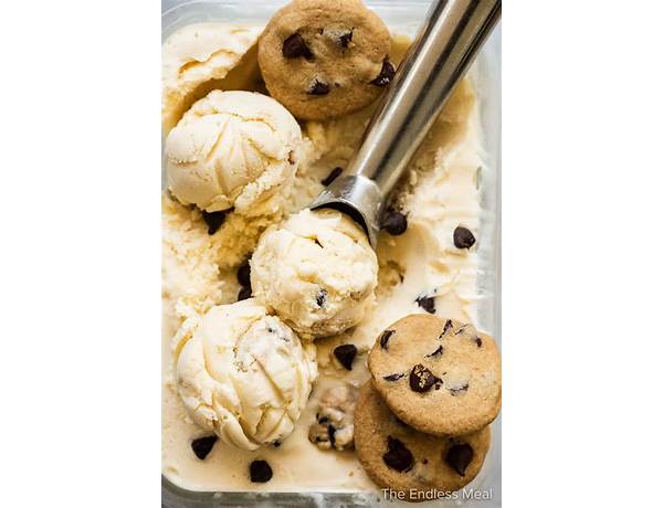Chocolate chip cookie dough ice cream food facts