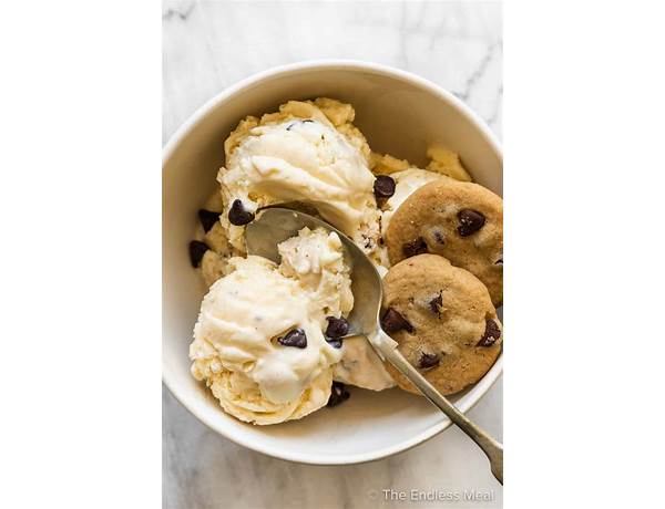 Chocolate chip cookie dough light ice cream food facts