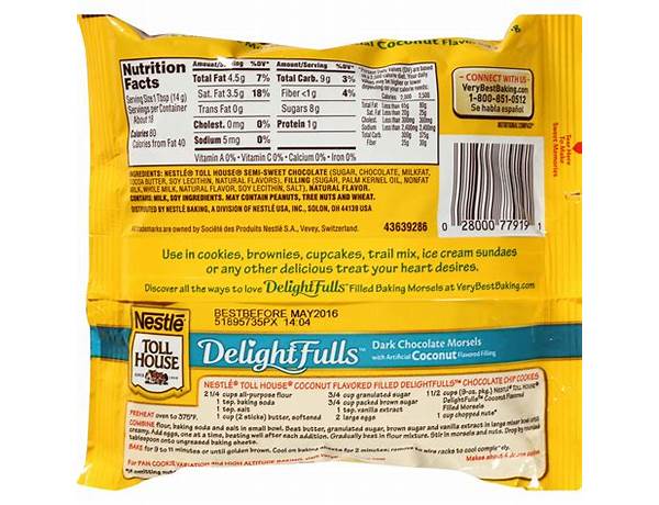 Chocolate chip food facts
