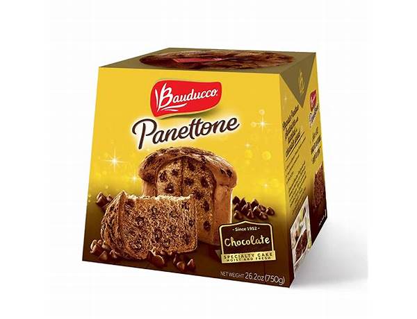 Chocolate chips mini panettone food facts