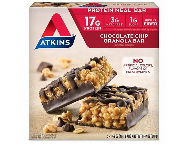 Chocolate crisp high  protein bar food facts