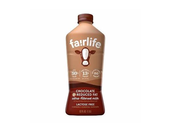 Chocolate milk lactose free ingredients