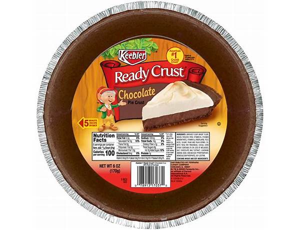 Chocolate ready crust food facts