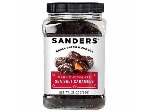 Chocolate sea salt caramels food facts