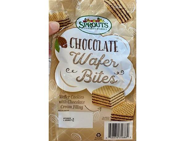 Chocolate wafer bites food facts