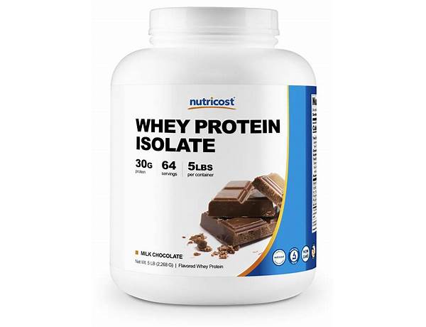 Chocolate whey protein isolate puffs food facts