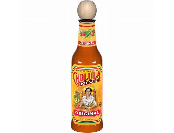 Cholula hot sauce (original) food facts