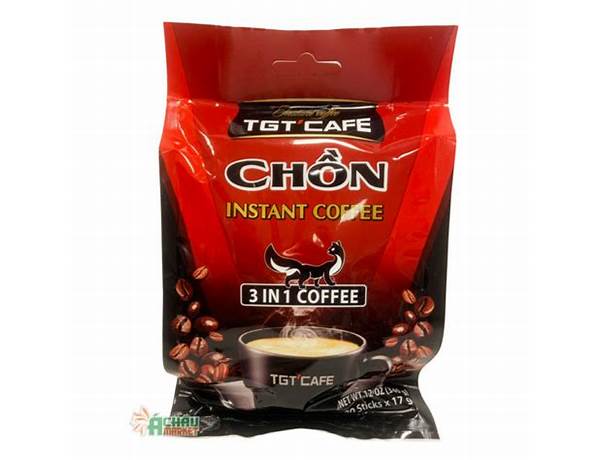 Chon instant coffee ingredients