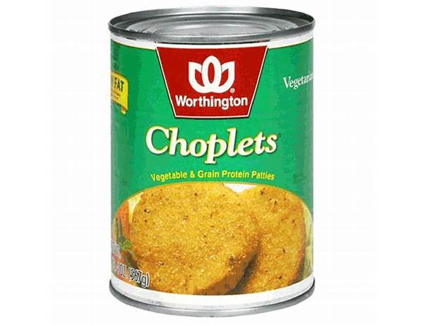 Choplets ingredients