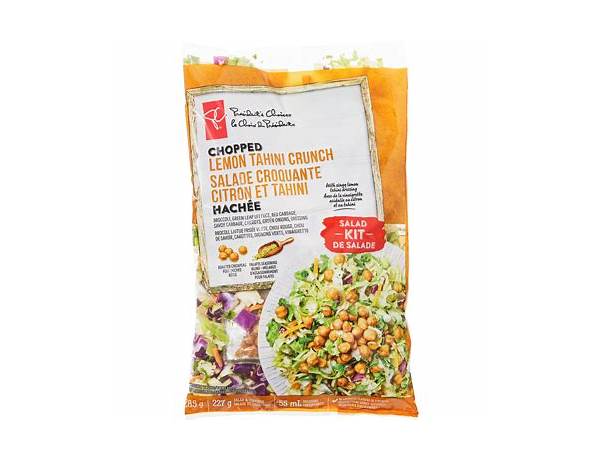 Chopped lemon tahini crunch salad nutrition facts