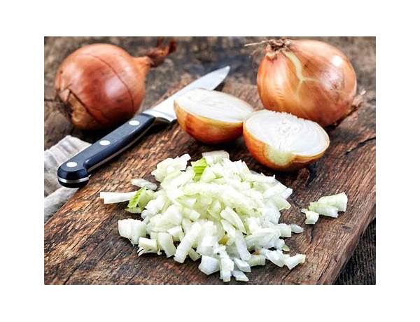 Chopped onion food facts
