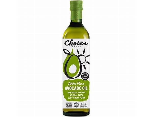 Chosen avocado oil food facts
