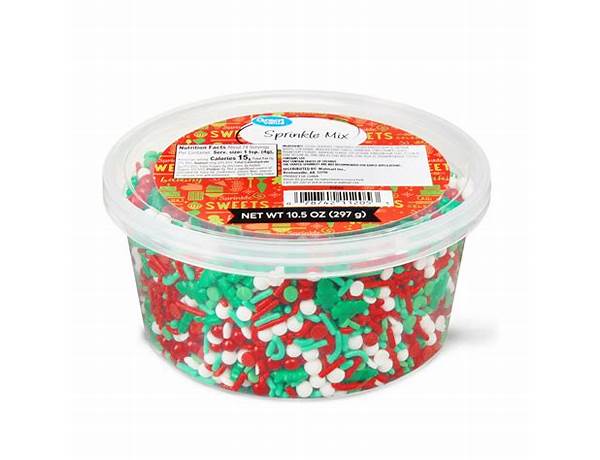 Christmas mix sprinkles food facts