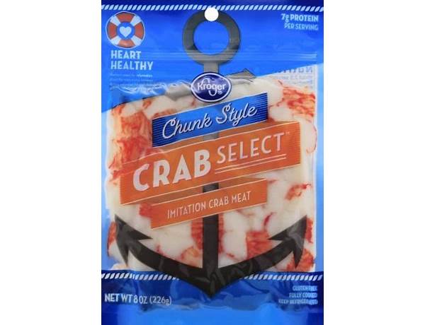 Chunk style imitation crab meat food facts