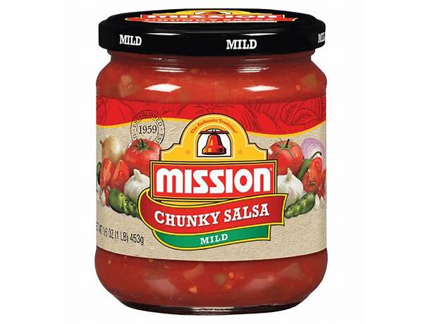 Chunky salsa mild food facts