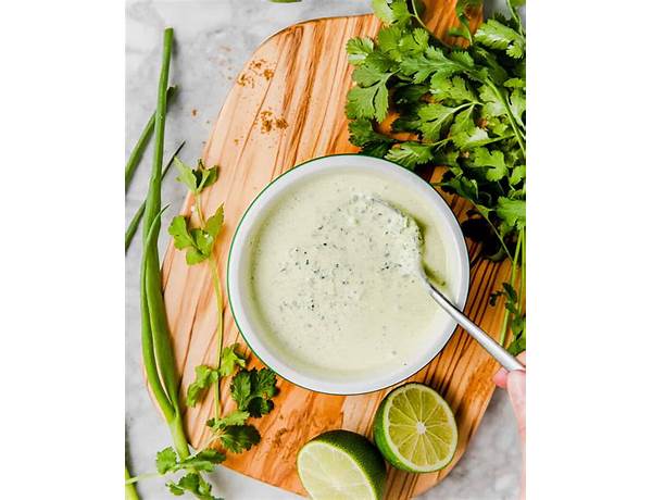 Cilantro lime crema food facts